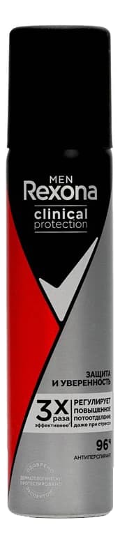 Rexona Сухой спрей для тела Защита и уверенность Men Clinical Protection Спрей
