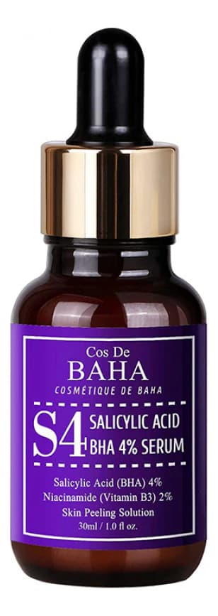 Cos De Baha Сыворотка для проблемной кожи лица с салициловой кислотой Salicylic Acid BHA 4% Serum