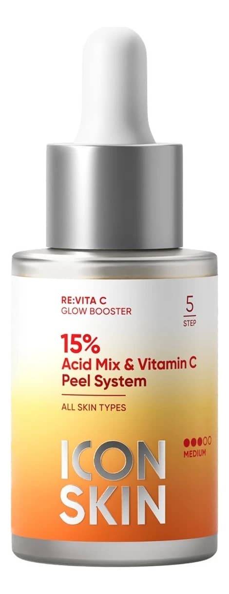 ICON SKIN Пилинг для лица с витамином C 15% Re:Vita C Acid Mix & Vitamin