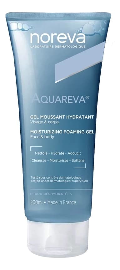 Noreva Очищающий гель для лица и тела Aquareva Gel Moussant Hydratant Гель