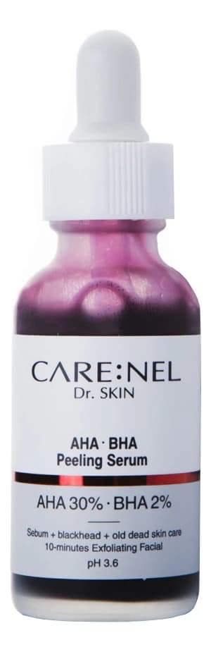 CARE:NEL Сыворотка для лица с кислотами AHA BHA Peeling Serum