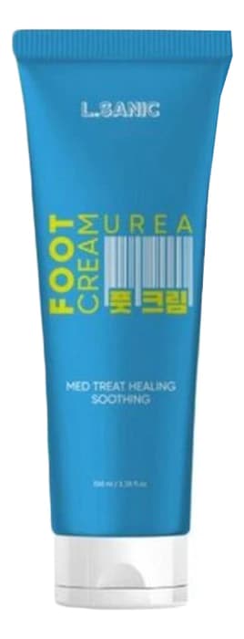 L.Sanic Крем для ног с мочевиной Med Treat Healing Soothing Foot Cream Urea