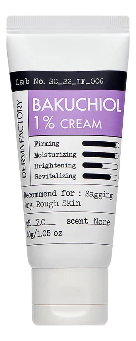 Derma Factory Питательный крем для лица с бакучиолом Bakuchiol 1% Cream