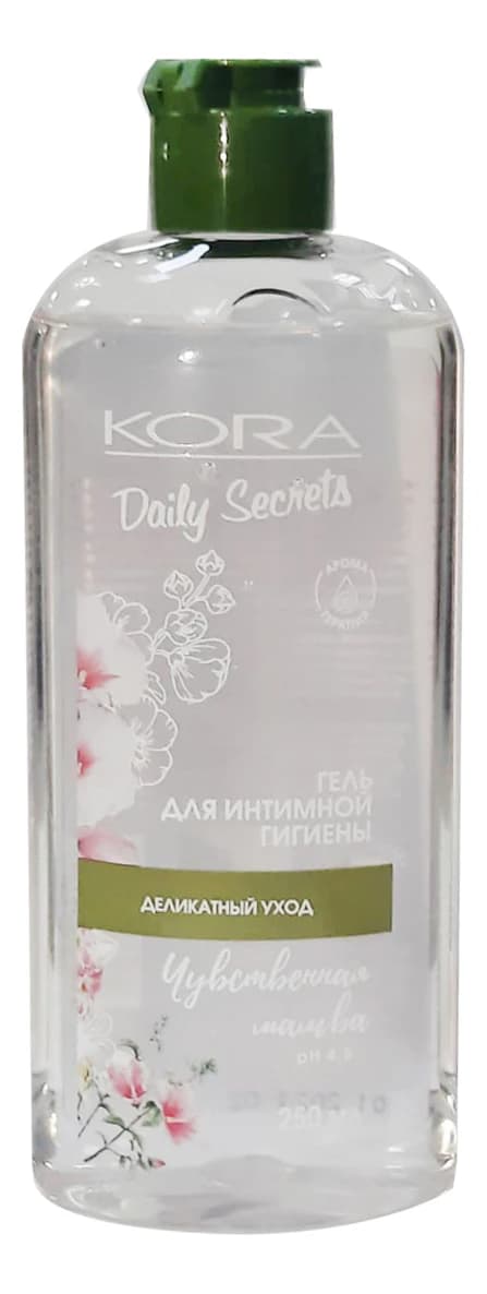 KORA Гель для интимной гигиены Чувственная мальва Daily Secrets