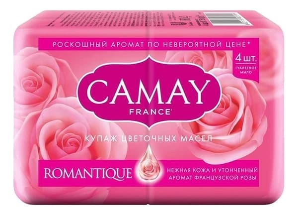 Camay Туалетное мыло Romantique Мыло 4*