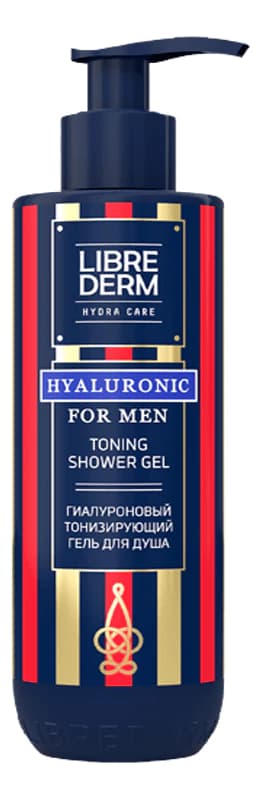 Librederm Гиалуроновый тонизирующий гель для душа For Men Hyaluronic Toning Shower Gel
