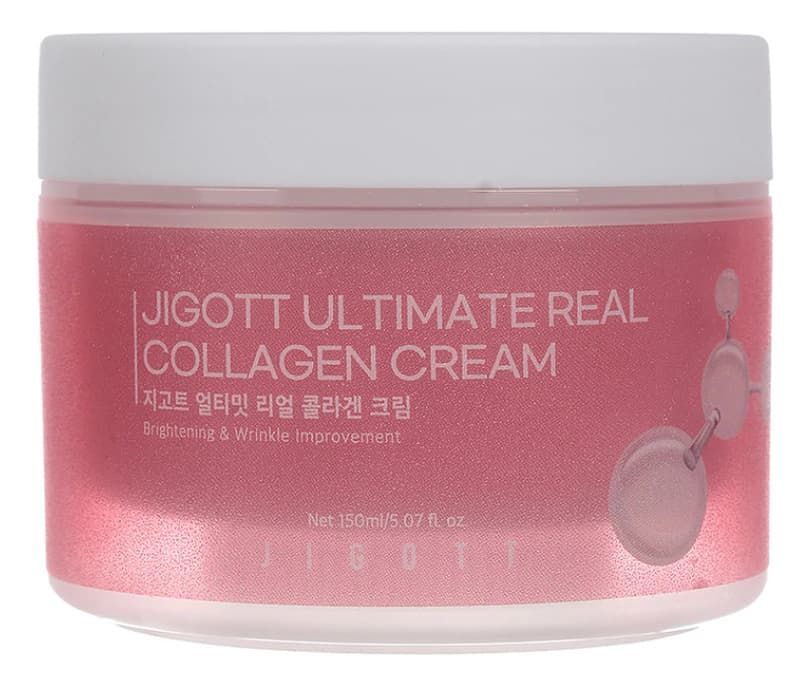 Jigott Антивозрастной крем для лица с коллагеном Ultimate Real Collagen Cream