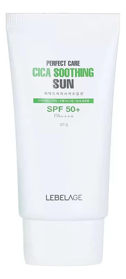 Lebelage Успокаивающий солнцезащитный крем для лица Perfect Care Cica Soothing Sun SPF50+ PA++++