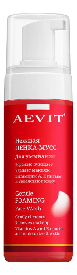 Librederm Нежная пенка-мусс для умывания Очищение и демакияж Aevit By Librederm Basic Care