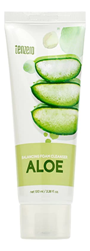 TENZERO Пенка для умывания с экстрактом алоэ вера Balancing Foam Cleanser Aloe Пенка