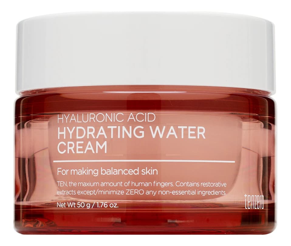 TENZERO Увлажняющий крем с гиалуроновой кислотой Hyaluronic Acid Hydrating Water Cream
