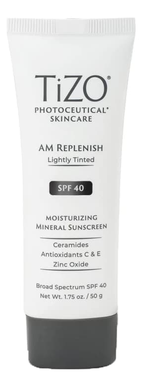 TIZO Дневной крем для лица Photoceutical AM Replenish SPF40 Lightly tinted