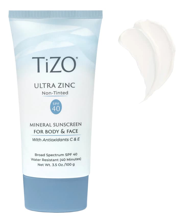 TIZO Солнцезащитный крем для лица и тела Ultra Zinc Mineral Sunscreen For Body & Face SPF40 Non tinted