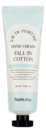 Farm Stay Парфюмерный крем для рук и ногтей с экстрактом хлопка Eau De Perfume Hand Cream Fall In Cotton
