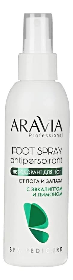 Aravia Дезодорант для ног с эвкалиптом и лимоном Professional Foot Spray Antiperspirant