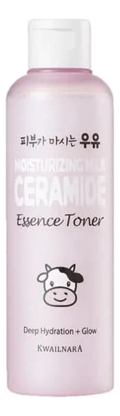 Welcos Увлажняющий тонер для лица Kwailnara Moisturizing Milk Ceramide Essence Toner