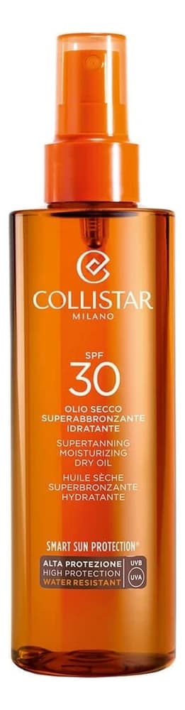 Collistar Сухое масло-спрей для загара лица и тела Olio Secco Superabbronzante Idratante SPF30