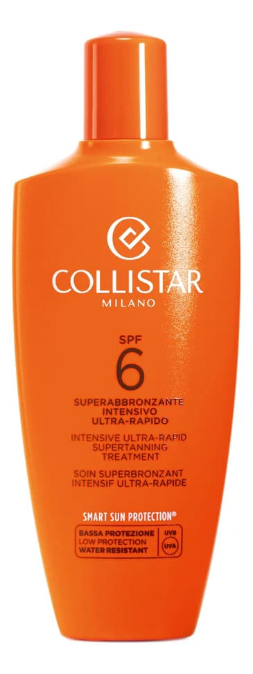 Collistar Водостойкий лосьон для загара Superabbronzante Intensivo Ultrarapido SPF6
