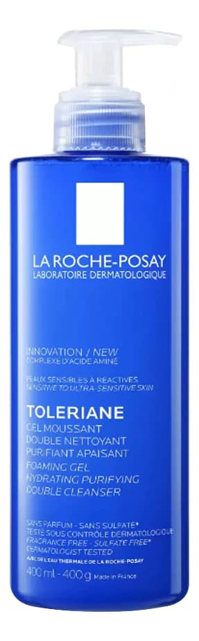 LA ROCHE-POSAY Очищающая гель-пенка для лица двойного действия Toleriane Gel Moussant Double Nettoyant