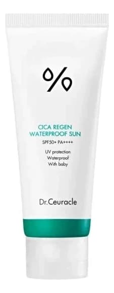 Dr. Ceuracle Водостойкий солнцезащитный крем с экстрактом центеллы Cica Regen Waterproof Sun SPF50+ PA++++