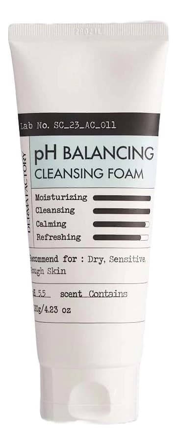 Derma Factory Пенка для умывания pH Balancing Cleansing Foam