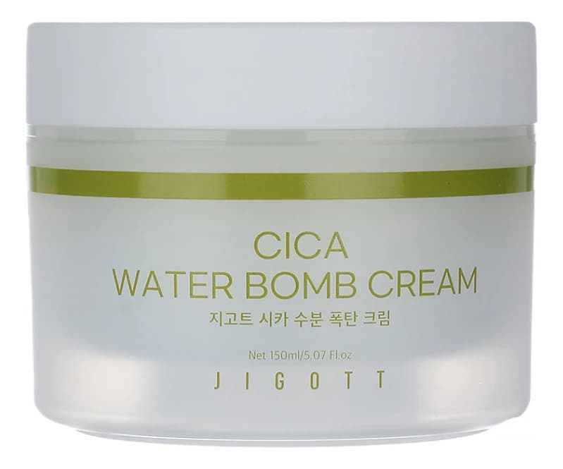 Jigott Увлажняющий крем для лица с экстрактом центеллы Cica Water Bomb Cream