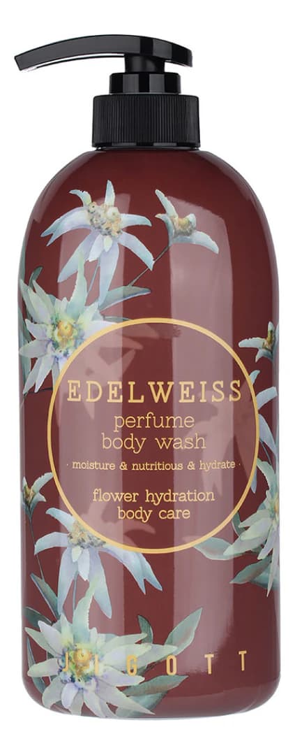 Jigott Парфюмированный гель для душа с экстрактом эдельвейса Edelweiss Perfume Body Wash