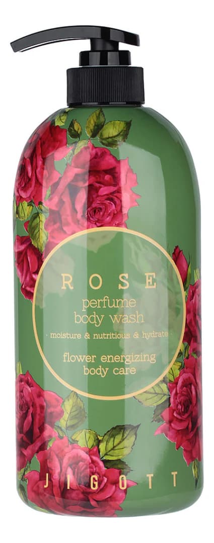 Jigott Парфюмированный гель для душа с экстрактом розы Rose Perfume Body Wash
