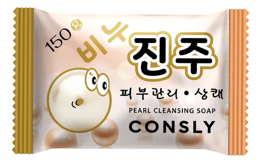 Consly Освежающее мыло с экстрактом жемчуга Refreshing Pearl Cleansing Soap