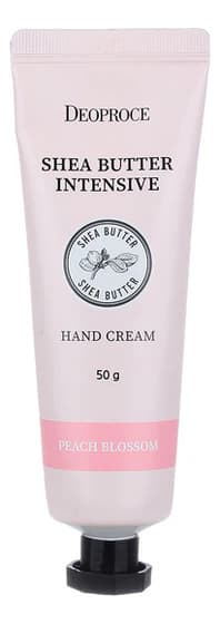 Deoproce Крем для рук с маслом ши и ароматом персика Shea Butter Intensive Hand Cream Peach Blossom