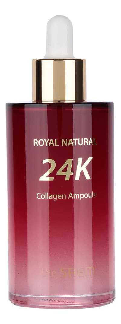 The Saem Сыворотка для лица с золотом и коллагеном Royal Natural 24K Collagen Ampoule