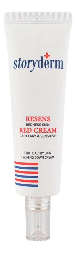 Storyderm Успокаивающий крем для лица от розацеа и купероза Resens Red Cream