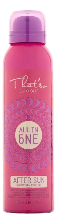 That'so Увлажняющий спрей после солнца для тела 5 в 1 Pure Sun All In One After Sun Спрей
