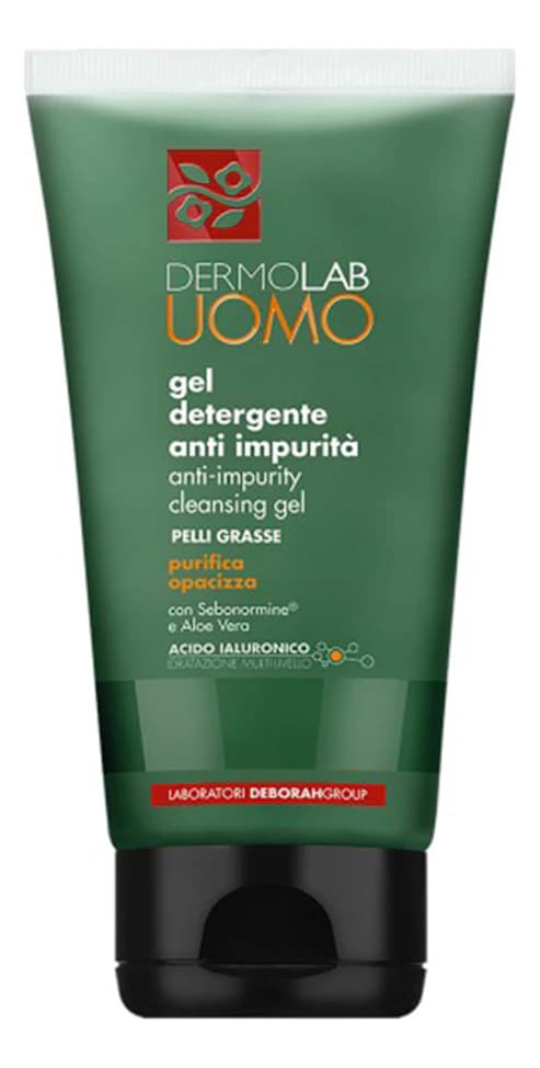 Deborah Milano Очищающий гель для жирной кожи лица Dermolab Uomo Anti-Impurity Cleansing Gel