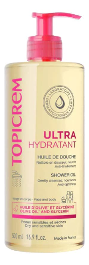 TOPICREM Ультра-увлажняющее масло для душа Ultra Hydratant Huile De Douche Масло