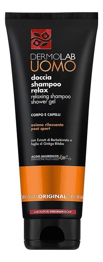 Deborah Milano Расслабляющий гель для душа и шампунь Dermolab Uomo Relaxing Shampoo Shower Gel Original