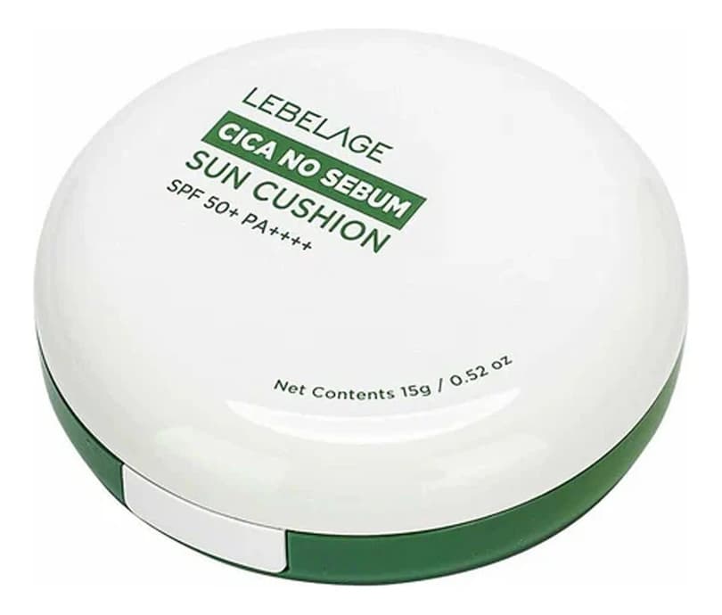 Lebelage Солнцезащитный кушон Cica No Sebum Sun Cushion
