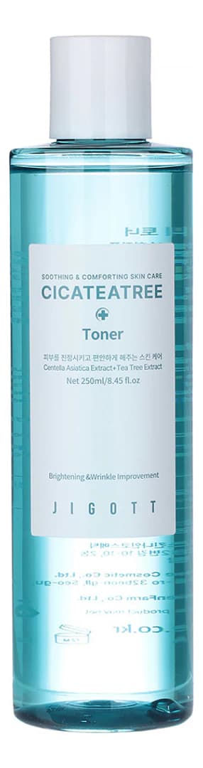 Jigott Тонер для лица с экстрактом центеллы азиатской и чайного дерева Cicateatree Toner