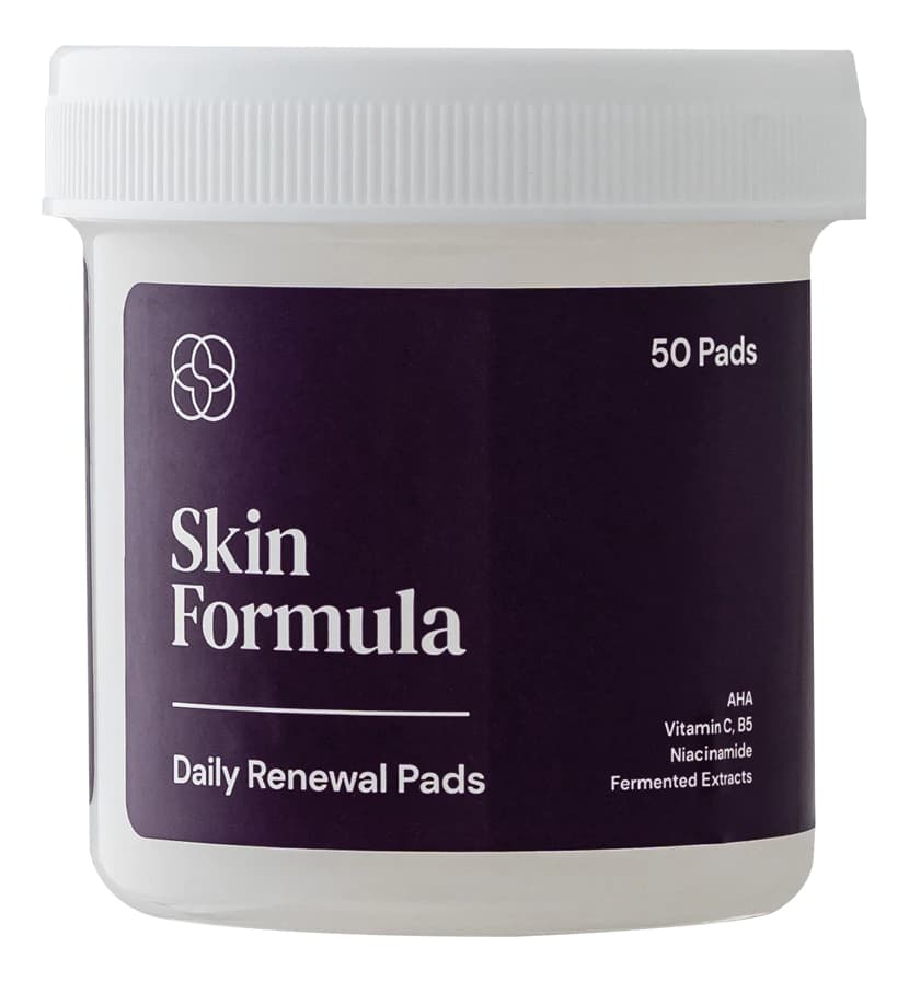 Skin Formula Мультивитаминные обновляющие салфетки для лица с регенерирующим действием Daily Renewal Pads