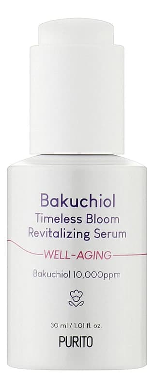 PURITO Сыворотка для лица с бакучиолом Bakuchiol Timeless Bloom Revitalizing Serum