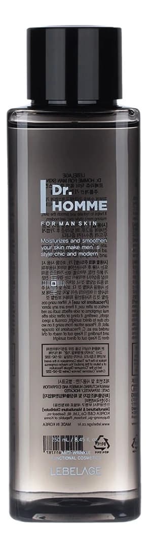 Lebelage Увлажняющий мужской тонер для лица Dr. Homme For Man Skin