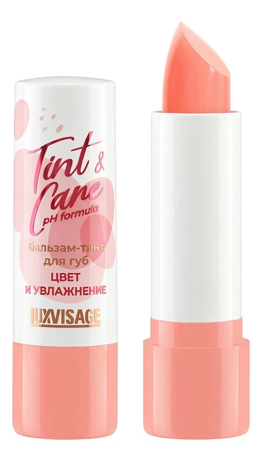 LUXVISAGE Бальзам-тинт для губ Tint & Care pH Formula 02 peach