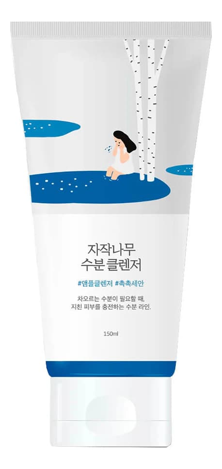 Round Lab Увлажняющая гель-пенка для умывания Birch Juice Moisturizing Cleanser