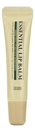 TENZERO Бальзам для губ с экстрактом центеллы азиатской Essential Lip Balm Green Cica