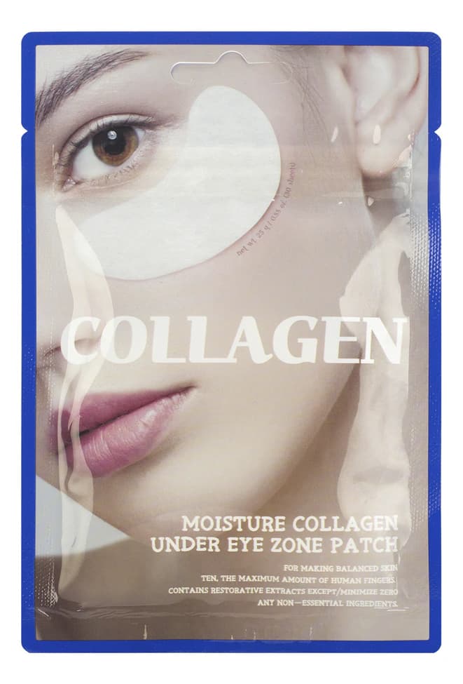 TENZERO Увлажняющие патчи для кожи вокруг глаз с коллагеном Moisture Collagen Under Eye Zone Patch