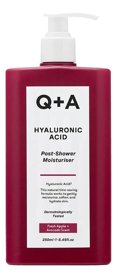 Q+A Увлажняющий крем для тела Hyaluronic Acid Post-Shower Moisturiser