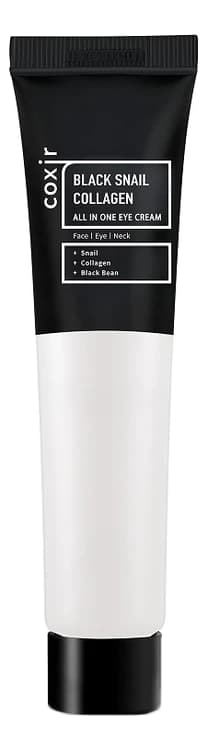Coxir Крем для лица и кожи вокруг глаз Black Snail Collagen All In One Eye Cream