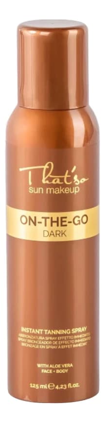 That'so Спрей-автозагар для лица и тела On-The-Go Dark Instant Tanning Spray