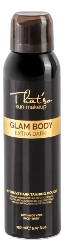 That'so Мусс-автозагар для лица и тела Glam Body Extra Dark Tanning Mousse
