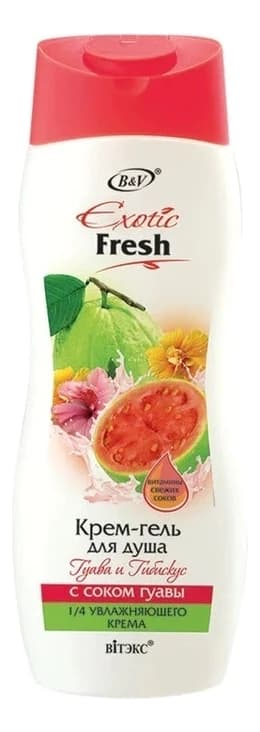 Витэкс Крем-гель для душа Гуава и гибискус Exotic Fresh